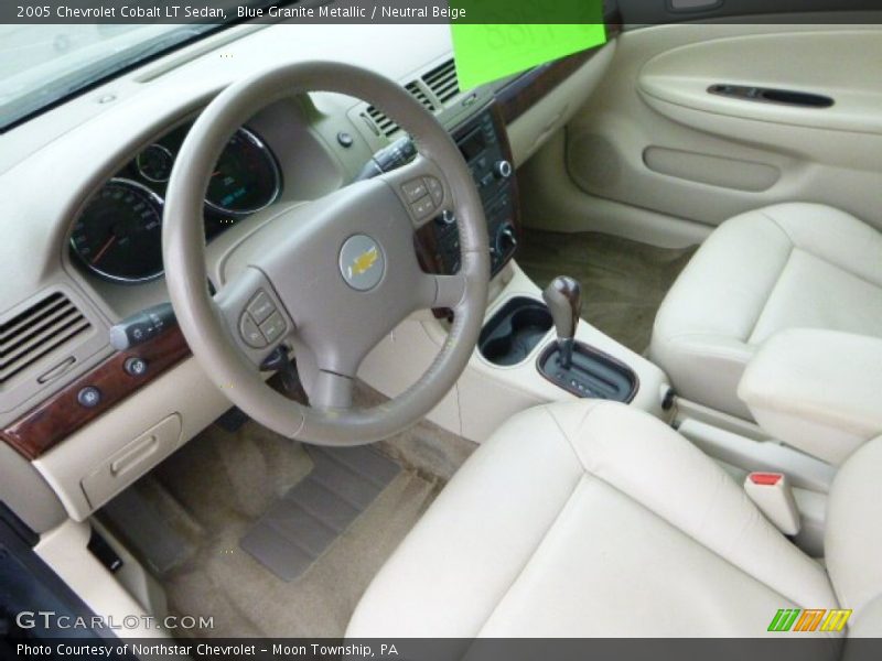Blue Granite Metallic / Neutral Beige 2005 Chevrolet Cobalt LT Sedan