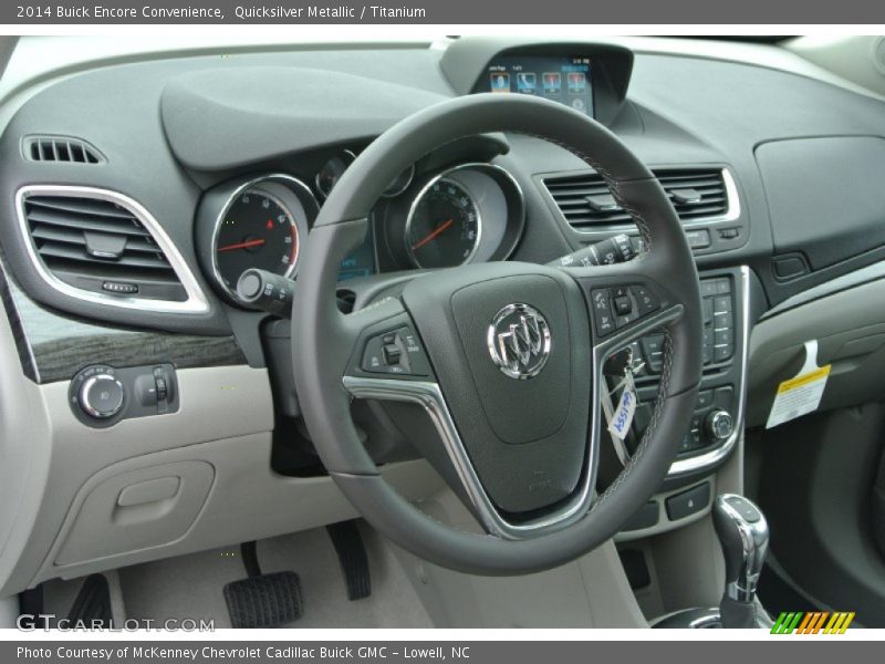 Quicksilver Metallic / Titanium 2014 Buick Encore Convenience