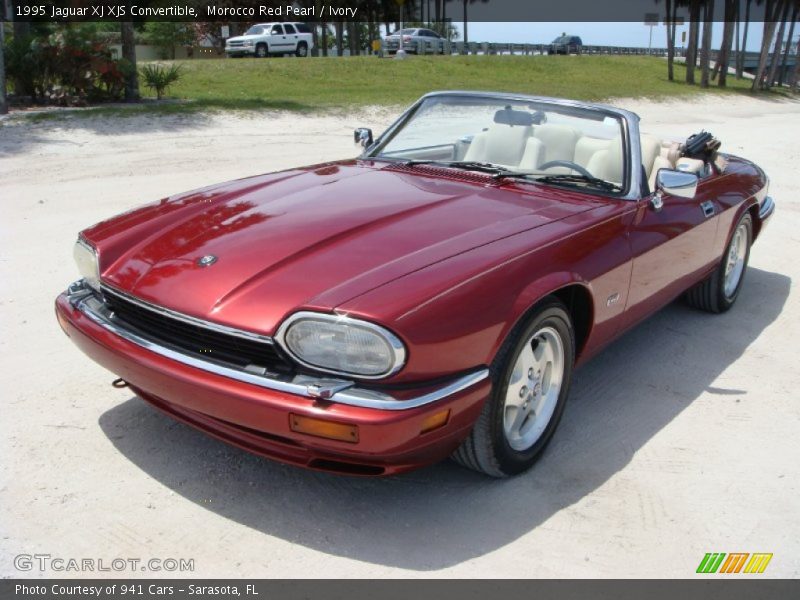 Morocco Red Pearl / Ivory 1995 Jaguar XJ XJS Convertible