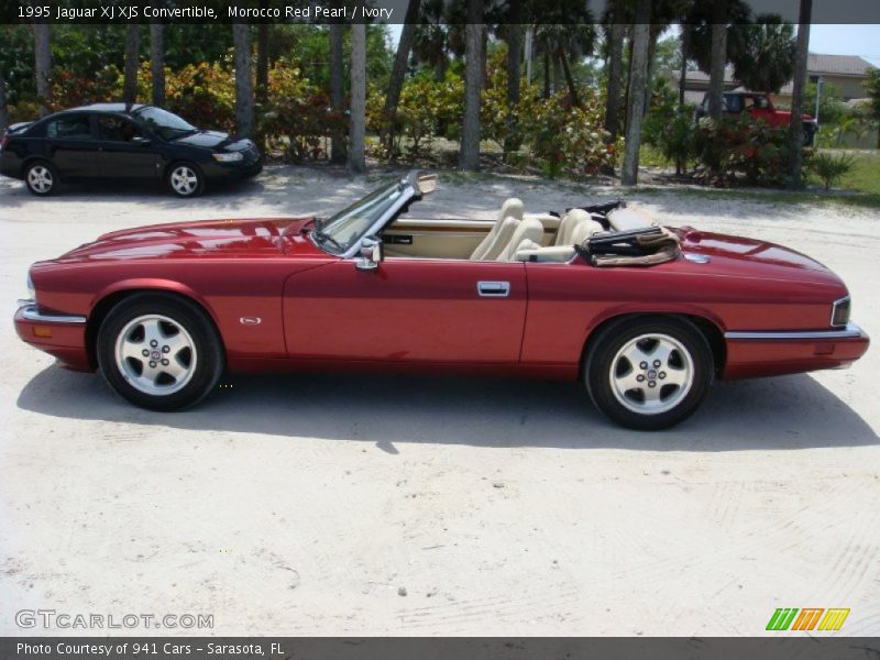  1995 XJ XJS Convertible Morocco Red Pearl