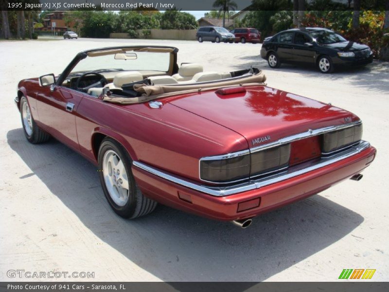Morocco Red Pearl / Ivory 1995 Jaguar XJ XJS Convertible