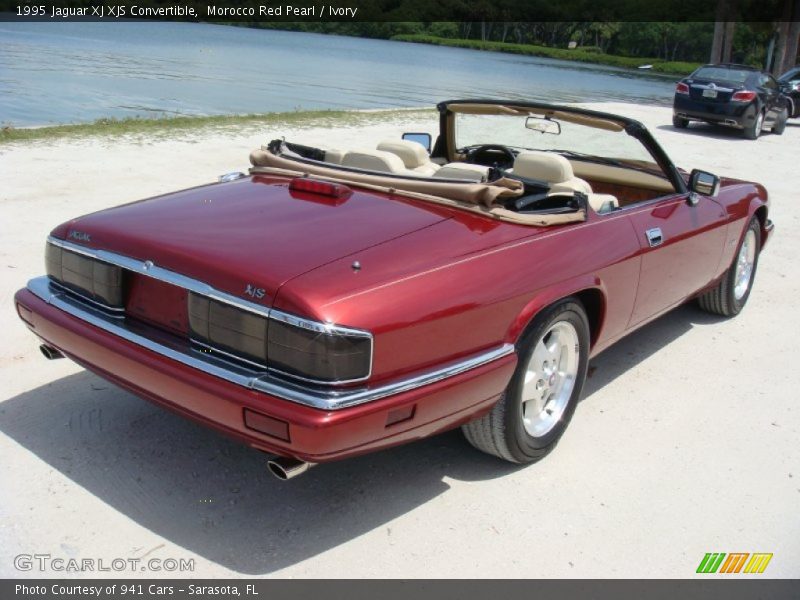  1995 XJ XJS Convertible Morocco Red Pearl