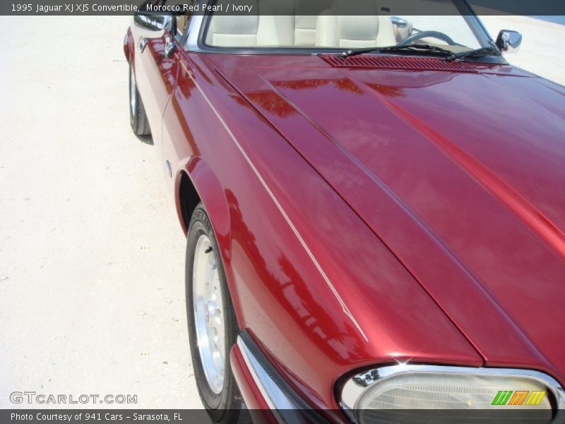 Morocco Red Pearl / Ivory 1995 Jaguar XJ XJS Convertible