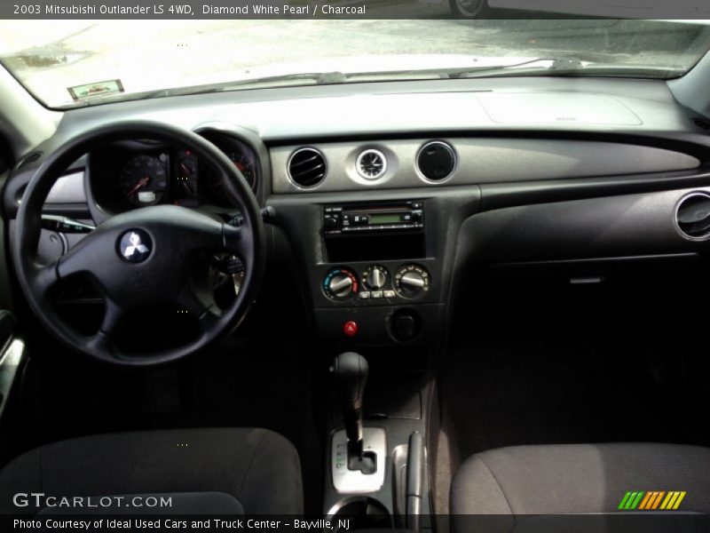 Diamond White Pearl / Charcoal 2003 Mitsubishi Outlander LS 4WD