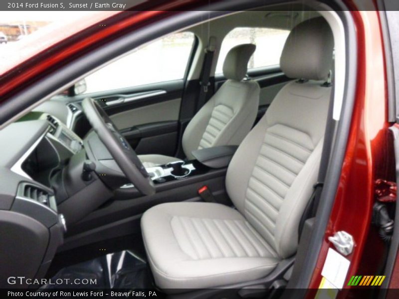 Sunset / Earth Gray 2014 Ford Fusion S