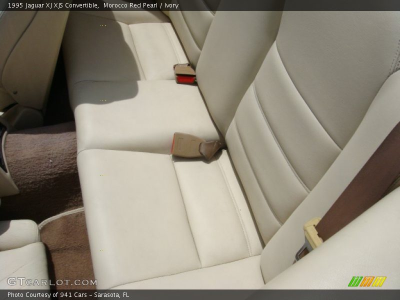 Morocco Red Pearl / Ivory 1995 Jaguar XJ XJS Convertible