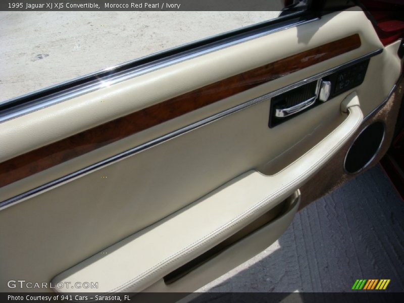 Morocco Red Pearl / Ivory 1995 Jaguar XJ XJS Convertible