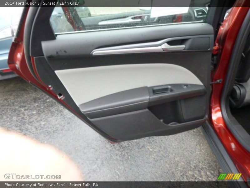 Sunset / Earth Gray 2014 Ford Fusion S