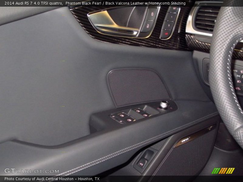 Phantom Black Pearl / Black Valcona Leather w/Honeycomb Stitching 2014 Audi RS 7 4.0 TFSI quattro
