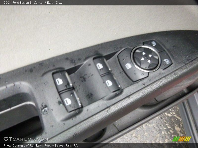 Sunset / Earth Gray 2014 Ford Fusion S