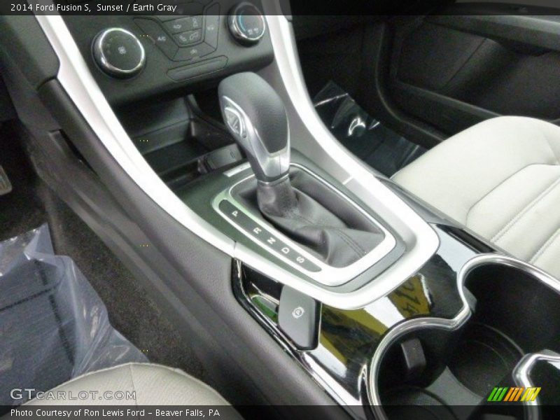Sunset / Earth Gray 2014 Ford Fusion S