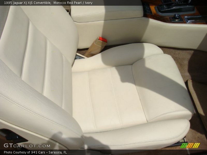 Morocco Red Pearl / Ivory 1995 Jaguar XJ XJS Convertible