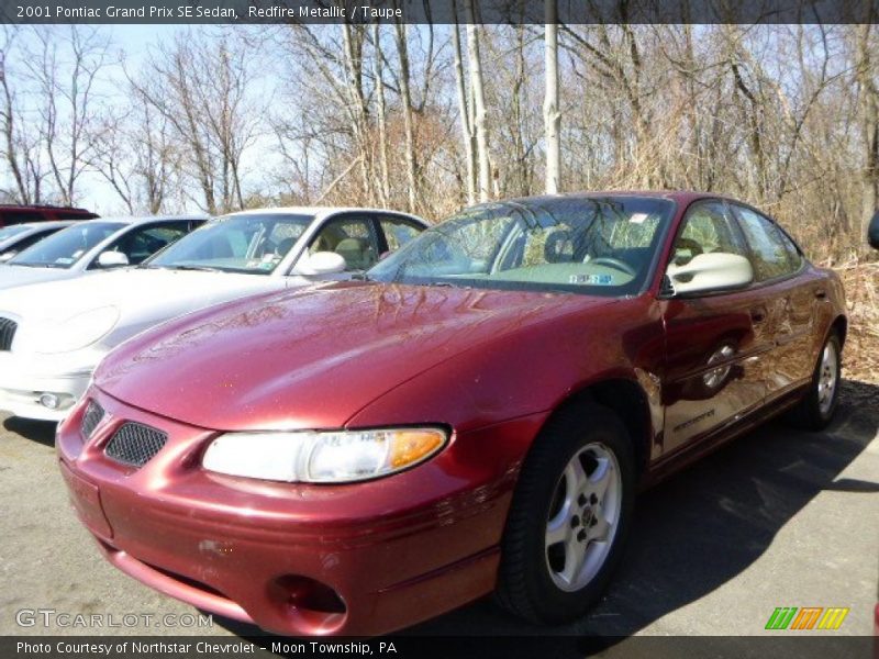 Redfire Metallic / Taupe 2001 Pontiac Grand Prix SE Sedan