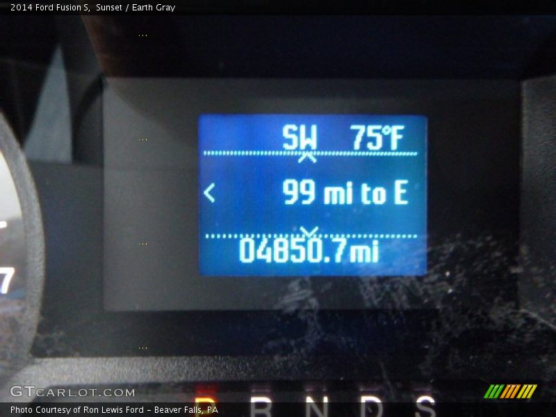 Sunset / Earth Gray 2014 Ford Fusion S