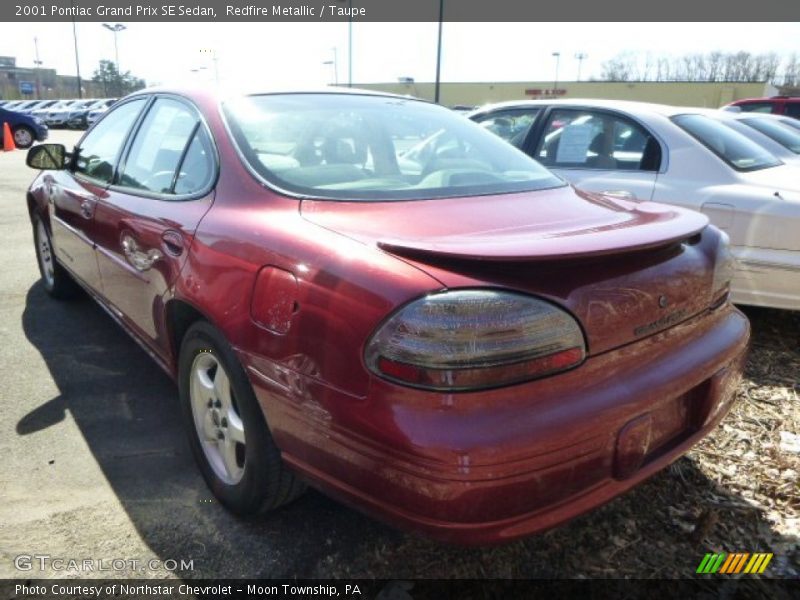 Redfire Metallic / Taupe 2001 Pontiac Grand Prix SE Sedan