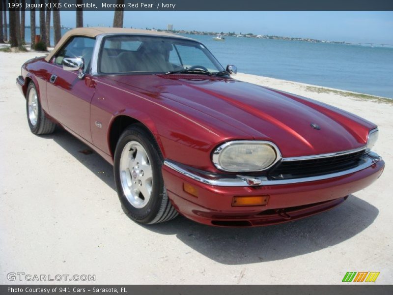 Morocco Red Pearl / Ivory 1995 Jaguar XJ XJS Convertible