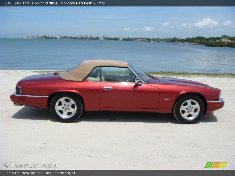  1995 XJ XJS Convertible Morocco Red Pearl