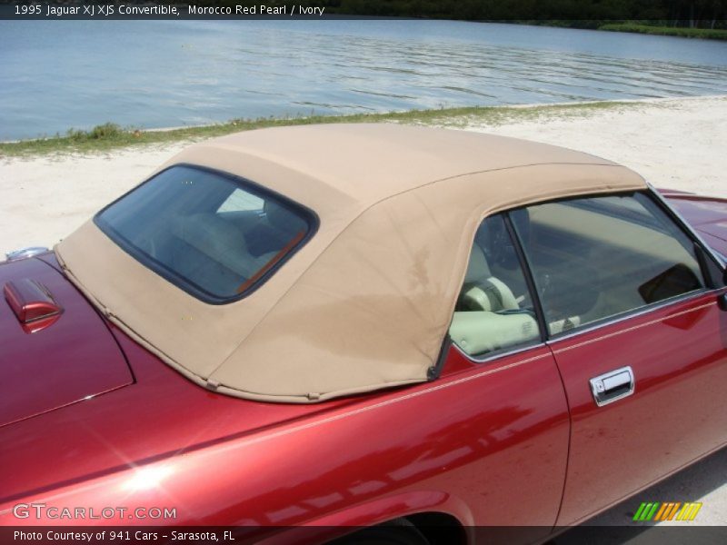 Morocco Red Pearl / Ivory 1995 Jaguar XJ XJS Convertible