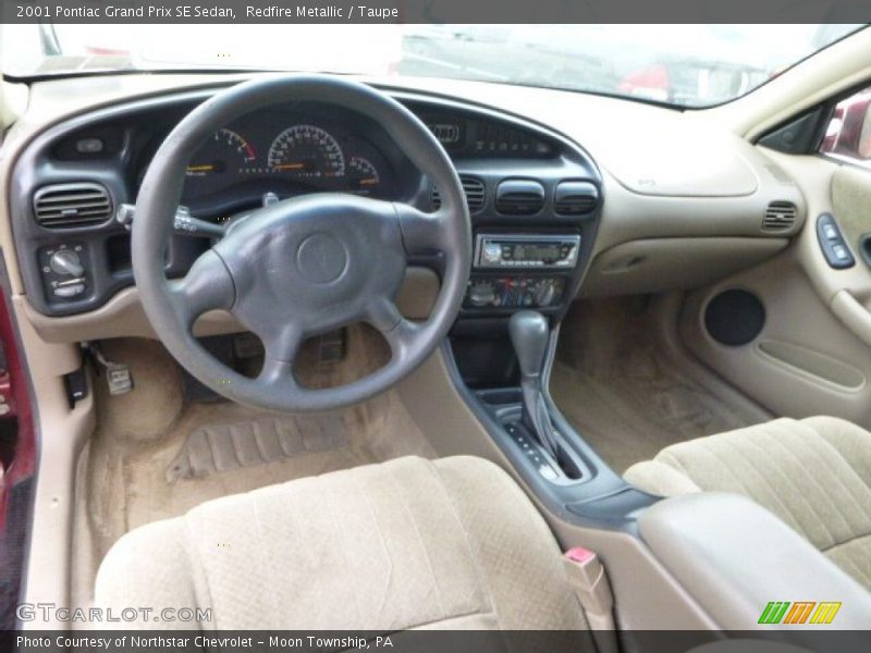 Redfire Metallic / Taupe 2001 Pontiac Grand Prix SE Sedan