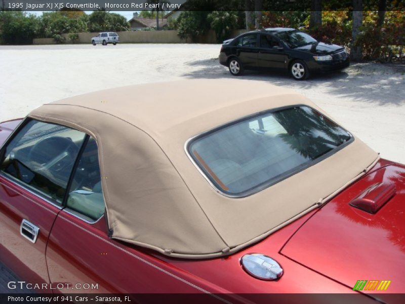 Morocco Red Pearl / Ivory 1995 Jaguar XJ XJS Convertible
