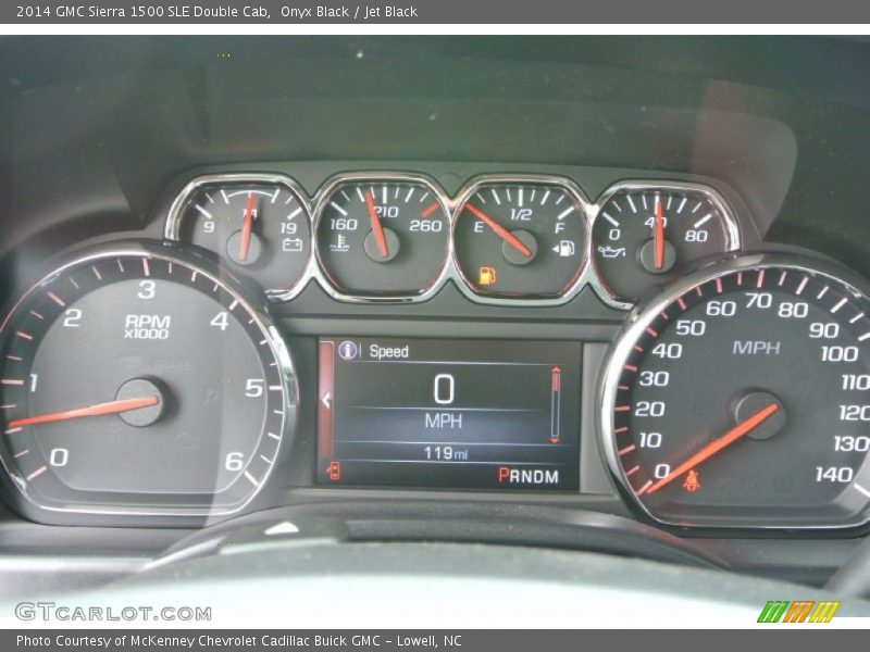  2014 Sierra 1500 SLE Double Cab SLE Double Cab Gauges