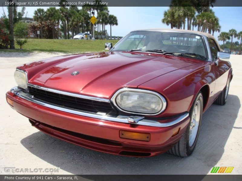 Morocco Red Pearl / Ivory 1995 Jaguar XJ XJS Convertible