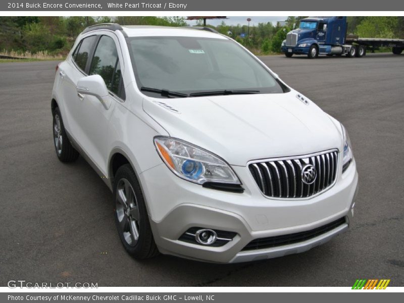 White Pearl Tricoat / Ebony 2014 Buick Encore Convenience