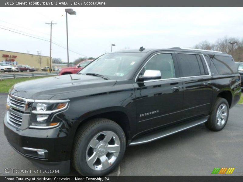 Black / Cocoa/Dune 2015 Chevrolet Suburban LTZ 4WD