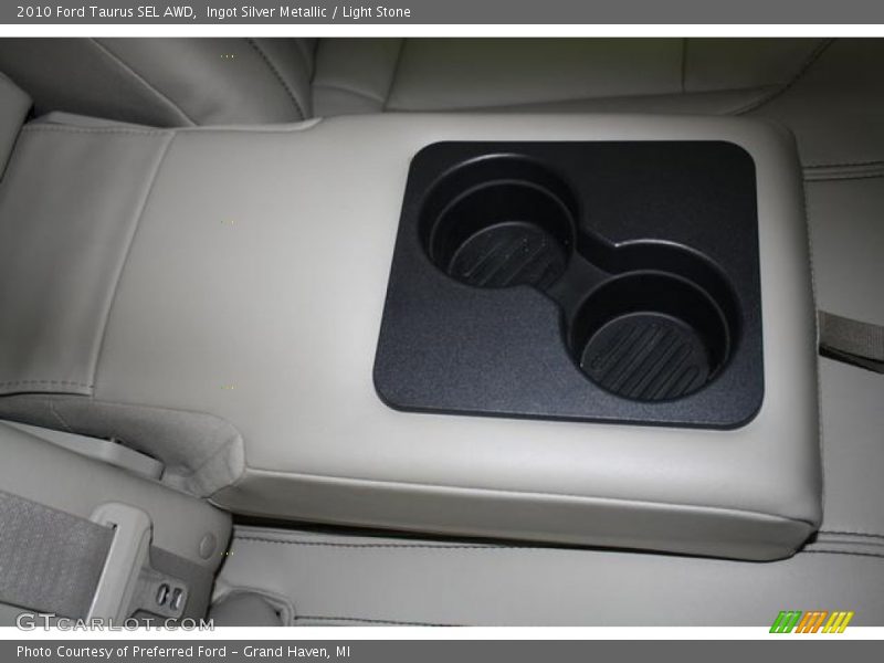 Ingot Silver Metallic / Light Stone 2010 Ford Taurus SEL AWD