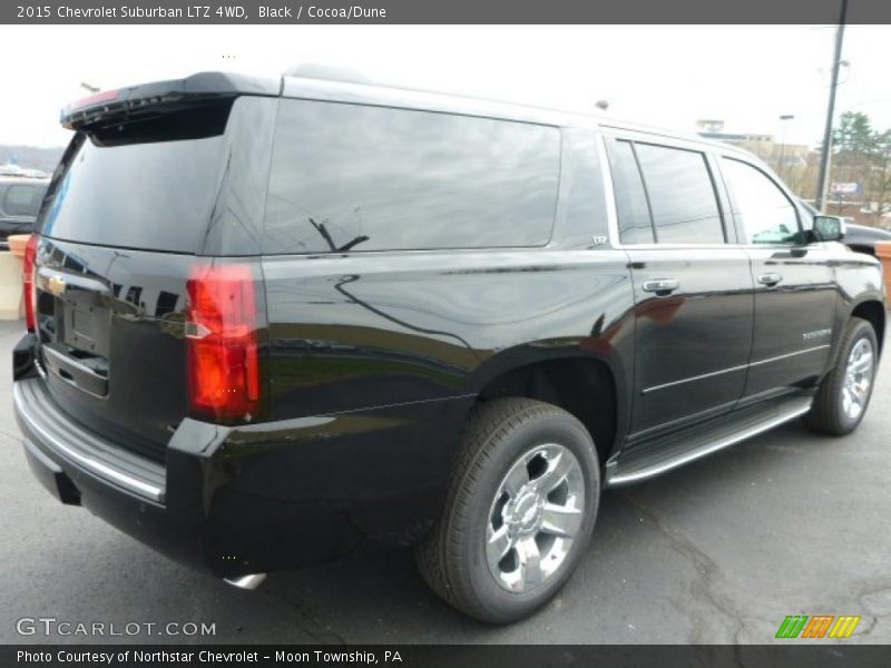 Black / Cocoa/Dune 2015 Chevrolet Suburban LTZ 4WD