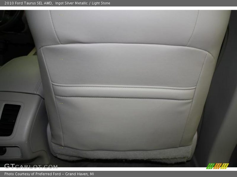 Ingot Silver Metallic / Light Stone 2010 Ford Taurus SEL AWD