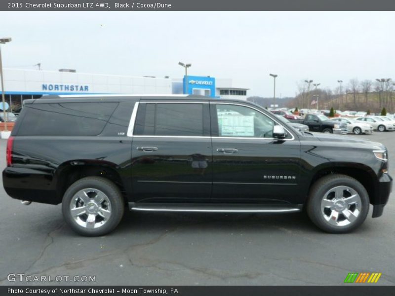 Black / Cocoa/Dune 2015 Chevrolet Suburban LTZ 4WD