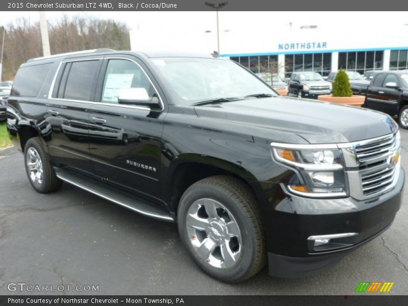 Black / Cocoa/Dune 2015 Chevrolet Suburban LTZ 4WD