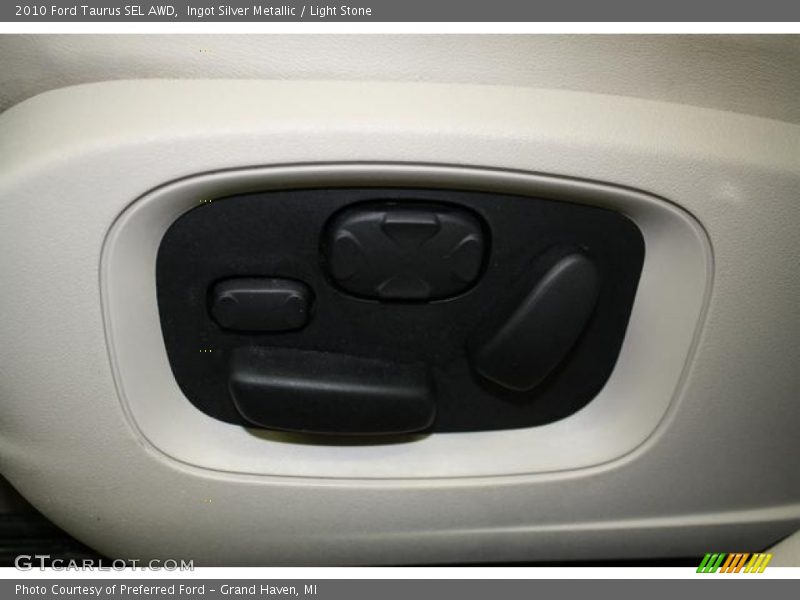Ingot Silver Metallic / Light Stone 2010 Ford Taurus SEL AWD