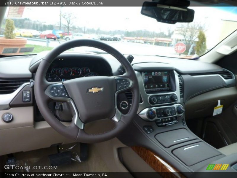 Black / Cocoa/Dune 2015 Chevrolet Suburban LTZ 4WD