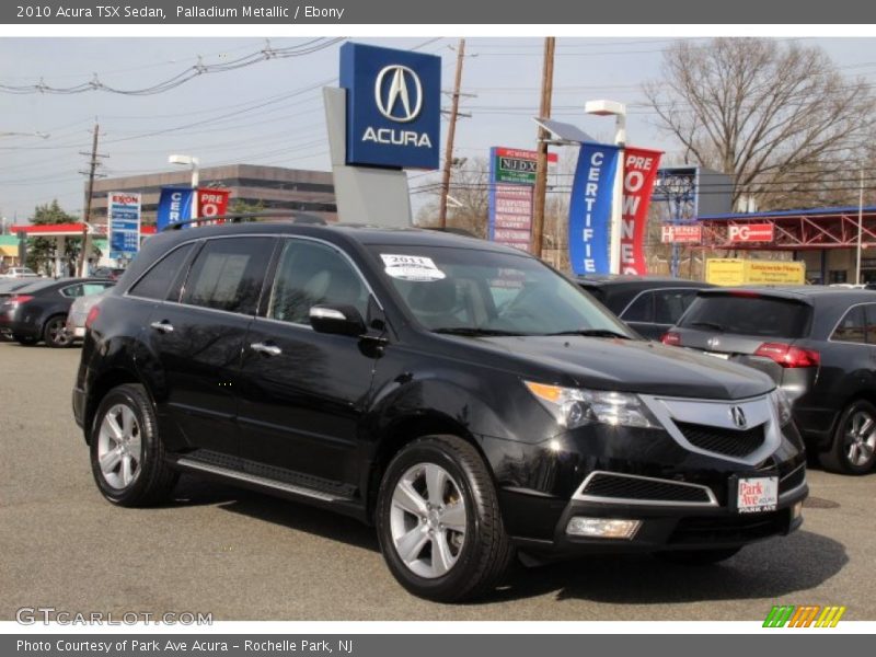 Palladium Metallic / Ebony 2010 Acura TSX Sedan