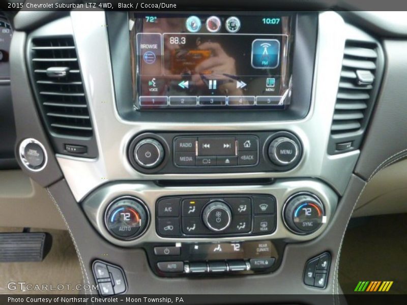Controls of 2015 Suburban LTZ 4WD