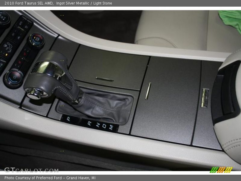 Ingot Silver Metallic / Light Stone 2010 Ford Taurus SEL AWD
