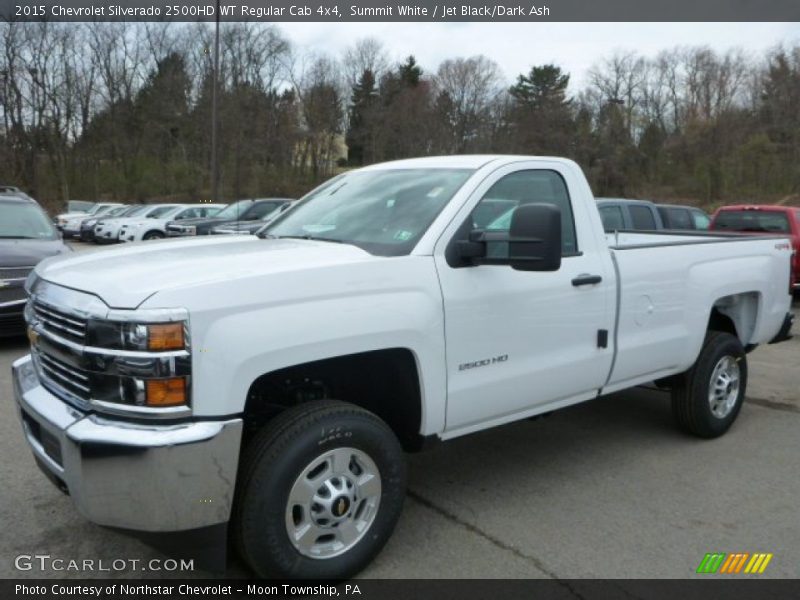 Summit White / Jet Black/Dark Ash 2015 Chevrolet Silverado 2500HD WT Regular Cab 4x4