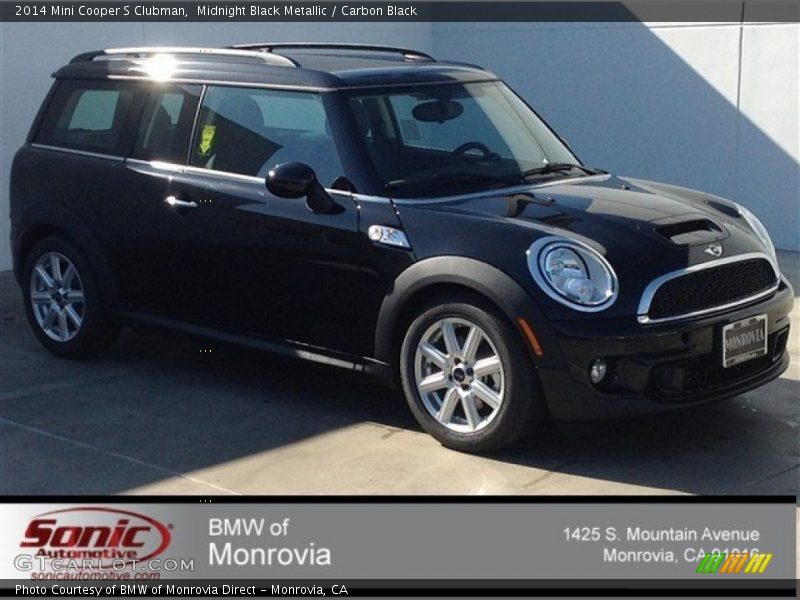 Midnight Black Metallic / Carbon Black 2014 Mini Cooper S Clubman