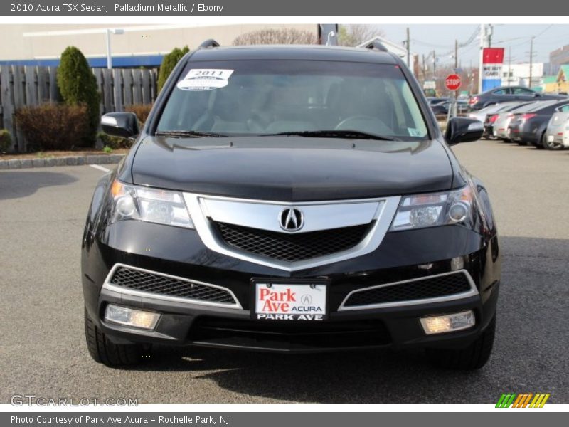 Palladium Metallic / Ebony 2010 Acura TSX Sedan