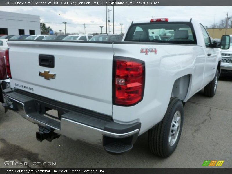 Summit White / Jet Black/Dark Ash 2015 Chevrolet Silverado 2500HD WT Regular Cab 4x4