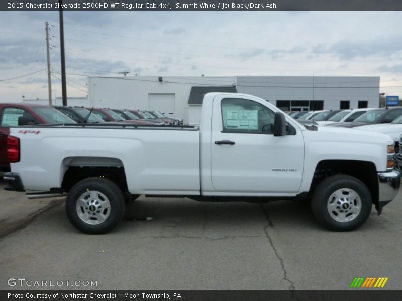 Summit White / Jet Black/Dark Ash 2015 Chevrolet Silverado 2500HD WT Regular Cab 4x4