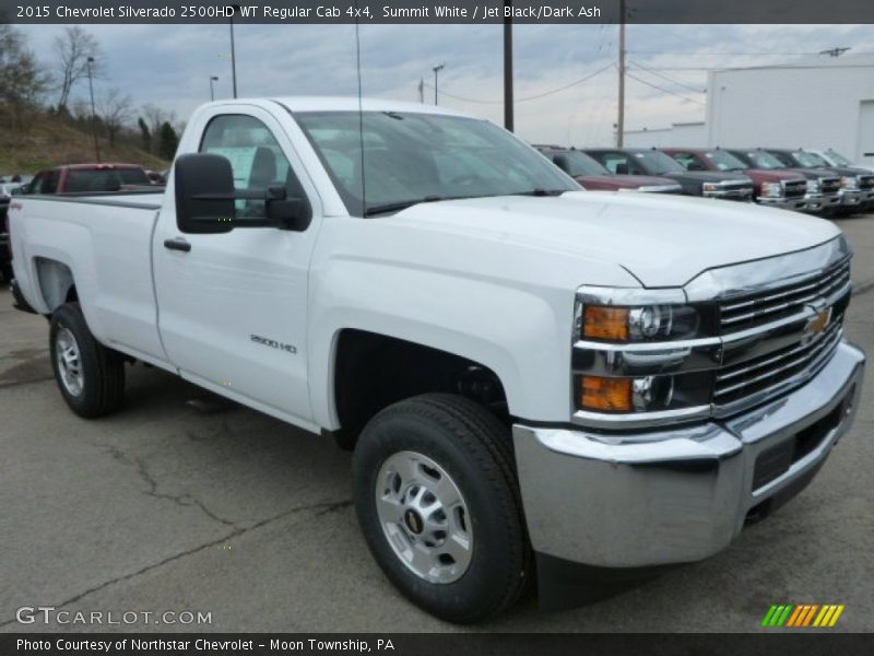 Summit White / Jet Black/Dark Ash 2015 Chevrolet Silverado 2500HD WT Regular Cab 4x4