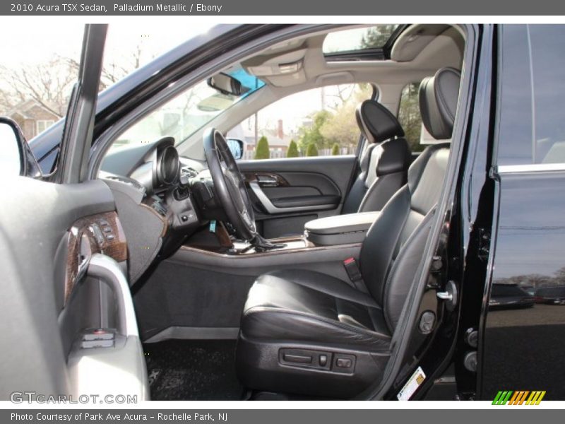 Palladium Metallic / Ebony 2010 Acura TSX Sedan