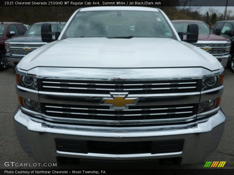 Summit White / Jet Black/Dark Ash 2015 Chevrolet Silverado 2500HD WT Regular Cab 4x4