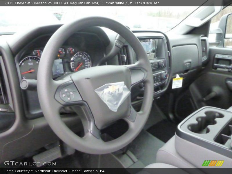Summit White / Jet Black/Dark Ash 2015 Chevrolet Silverado 2500HD WT Regular Cab 4x4