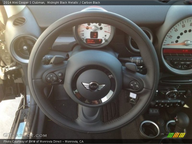 Midnight Black Metallic / Carbon Black 2014 Mini Cooper S Clubman