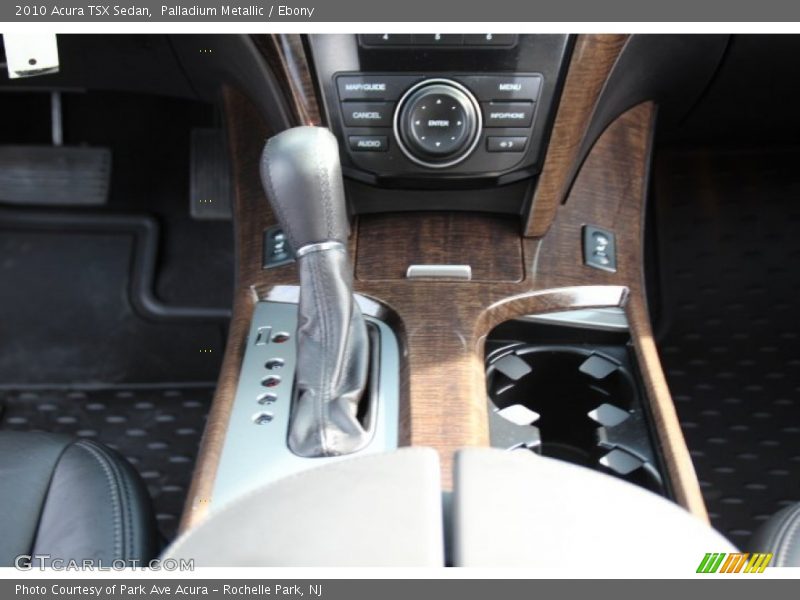 Palladium Metallic / Ebony 2010 Acura TSX Sedan