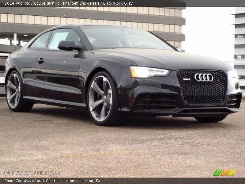 Phantom Black Pearl / Black/Rock Gray 2014 Audi RS 5 Coupe quattro